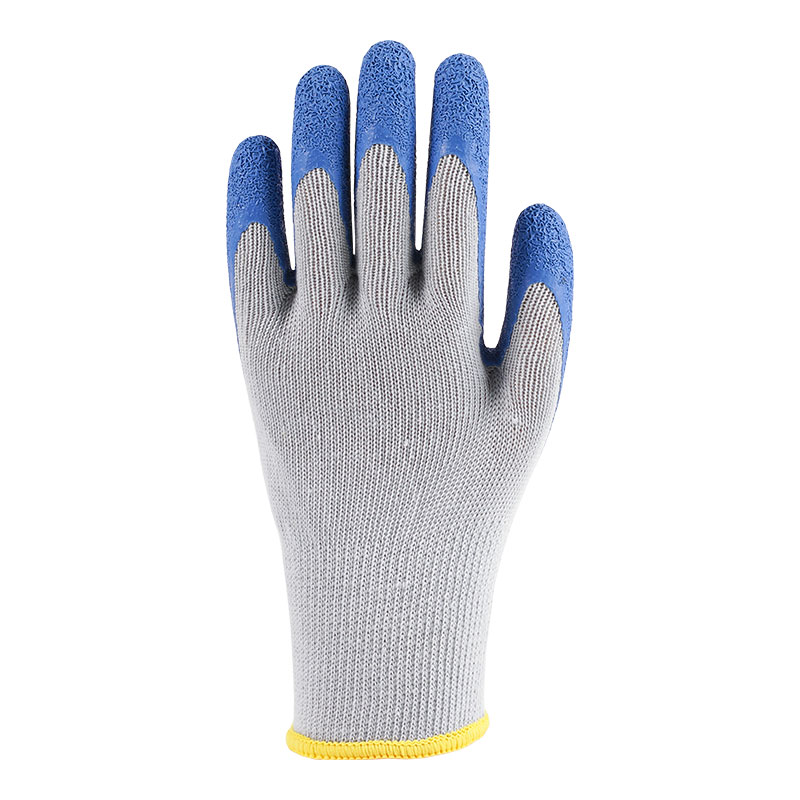 10 Guage Polyester Latex Rynkede Handsker